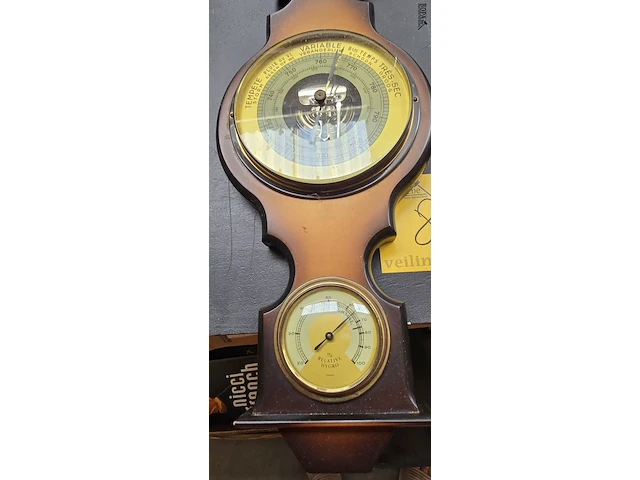 Lot 85 - kwikbarometer en antieke barometer - afbeelding 4 van  5