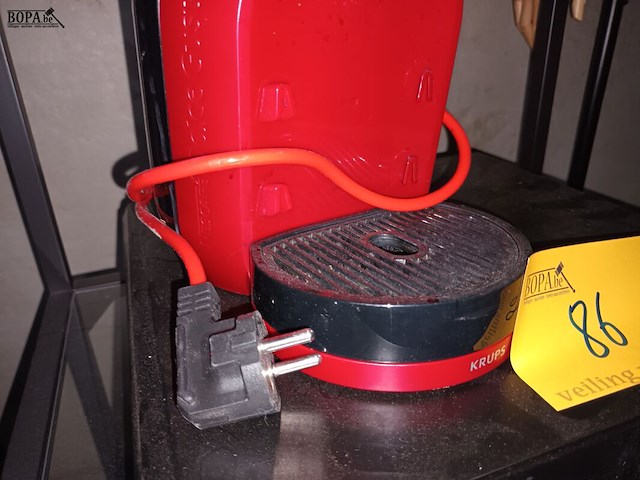 Lot 86 - espressomachine krups en lade voor cups - afbeelding 2 van  4