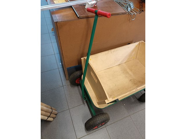 Lot 86 - houten bolderkar - afbeelding 3 van  3