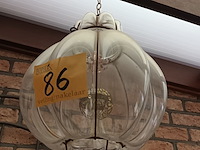 Lot 86 - sierlamp in glas - afbeelding 1 van  3