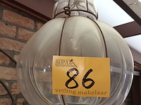 Lot 86 - sierlamp in glas - afbeelding 3 van  3