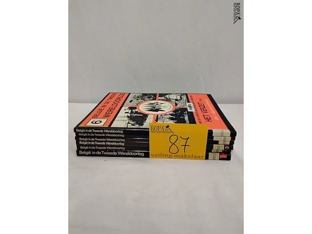Lot 87 - serie boeken, belgië in 2e wereldoorlog, 6 delen - afbeelding 1 van  1