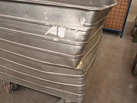 Lot 870 - aluminium mobiele bak - afbeelding 5 van  6