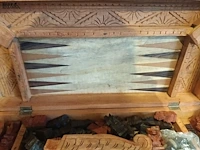 Lot 88 - schaak- en backgammonspel - afbeelding 5 van  5