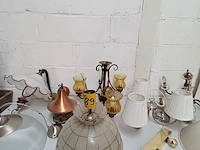 Lot 89 - lusters en verlichting. 9 stuks - afbeelding 1 van  6