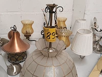 Lot 89 - lusters en verlichting. 9 stuks - afbeelding 2 van  6