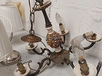 Lot 89 - lusters en verlichting. 9 stuks - afbeelding 5 van  6