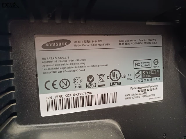 Lot 89 - samsung scherm. 3 stuks (h) - afbeelding 10 van  11