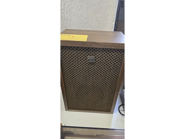 Lot 9 - bandopnemer sony met luidsprekers sony - afbeelding 2 van  5