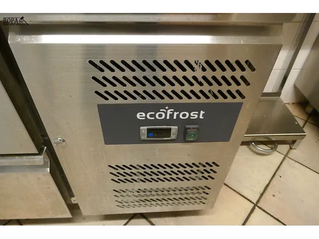 Lot 9 - rvs gekoelde werkkast ecofrost - afbeelding 3 van  4