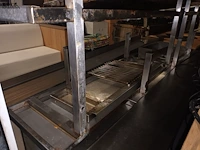 Lot 9 - rvs legplanken en rekken. 6 stuks - afbeelding 3 van  5