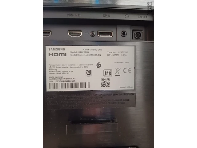 Lot 9 - samsung computerschermen - 2 stuks - afbeelding 3 van  3