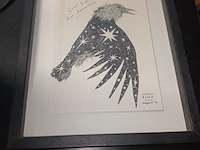 Lot 9 - tekening in kader - afbeelding 1 van  2