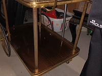 Lot 9 - vintage serveerwagentje - afbeelding 4 van  4