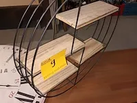 Lot 9 - wandklok en wandrek - afbeelding 4 van  4