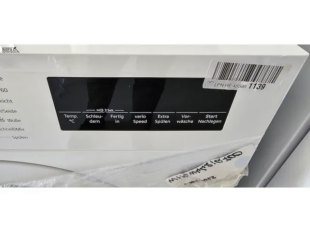 Lot 9 - wasmachine siemens - afbeelding 4 van  5