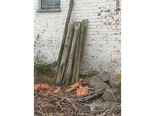 Lot 90 - lot houten palen - afbeelding 3 van  3