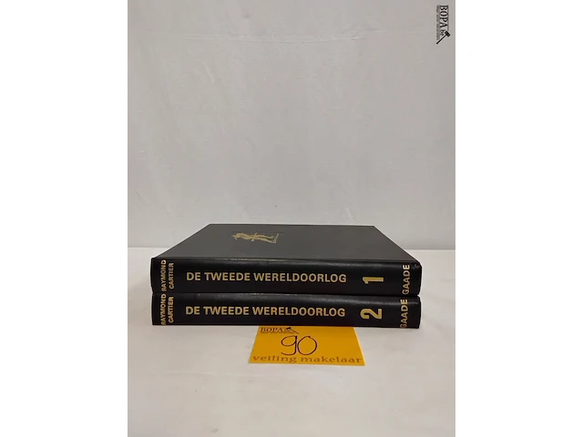Lot 90 - serie boeken, cartier 2e wereldoorlog, 2 delen - afbeelding 1 van  1