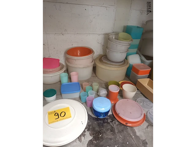 Lot 90 - tupperware. 60 stuks - afbeelding 3 van  5