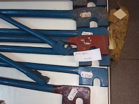 Lot 90 - zaagbladen en plooi ijzers. 45 stuks - afbeelding 2 van  5