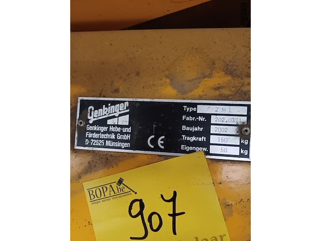 Lot 907 - transportkar - afbeelding 2 van  5