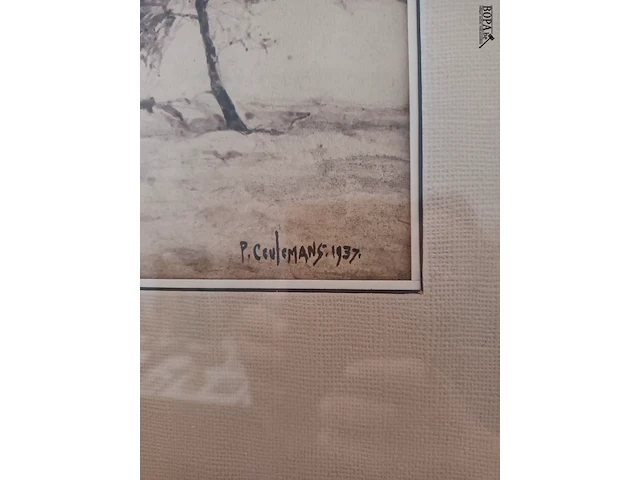 Lot 91 - kader landschap - afbeelding 2 van  3