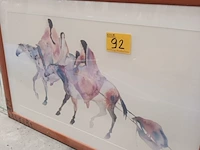 Lot 92 - kader paarden - afbeelding 1 van  4