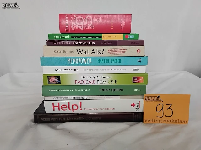 Lot 93 - lot boeken, gezondheid, 11 stuks - afbeelding 1 van  1