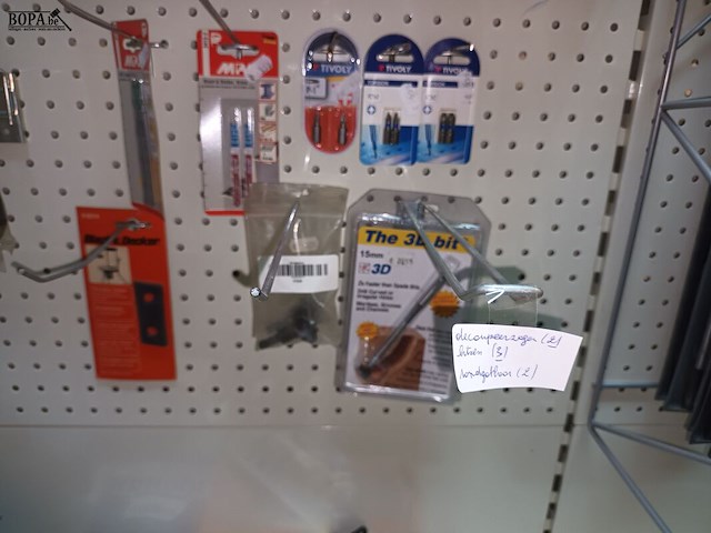 Lot 94 - boren, nietjes, zagen. 50 stuks - afbeelding 7 van  8