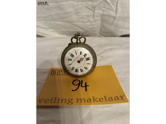 Lot 94 - zakhorloge chemin de fer systeme roskopf - afbeelding 1 van  3