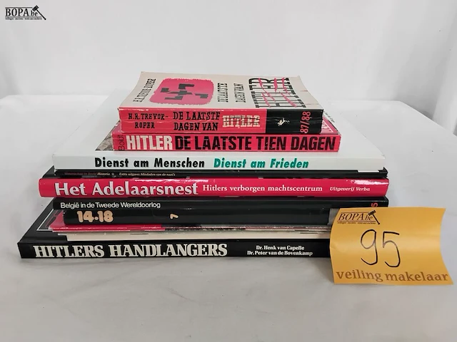 Lot 95 - lot boeken, hitler, ca. 10-tal stuks - afbeelding 1 van  2