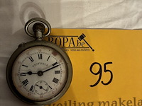 Lot 95 - zakhorloge victoria, inscriptie 'louis bickel ledeberg' - afbeelding 1 van  5