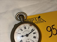 Lot 95 - zakhorloge victoria, inscriptie 'louis bickel ledeberg' - afbeelding 3 van  5