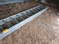 Lot 96 - aluminium ladder - afbeelding 2 van  3