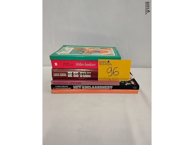 Lot 96 - lot boeken, ss hiltler, 6 stuks - afbeelding 1 van  1
