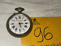 Lot 96 - zakhorloge chemin de fer systeme roskopf - afbeelding 2 van  5