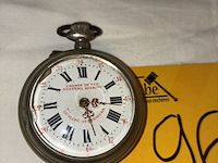 Lot 96 - zakhorloge chemin de fer systeme roskopf - afbeelding 3 van  5