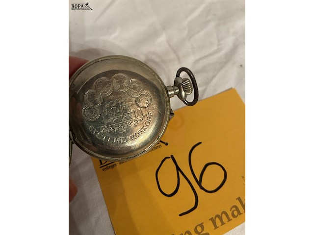 Lot 96 - zakhorloge chemin de fer systeme roskopf - afbeelding 5 van  5