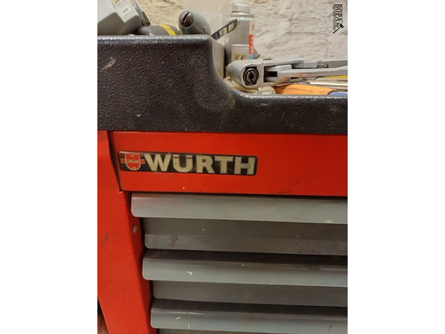 Lot 973 - werk trolley met inhoud - afbeelding 2 van  4
