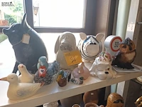 Lot 98 - decoratieve dieren. 13 stuks - afbeelding 1 van  4