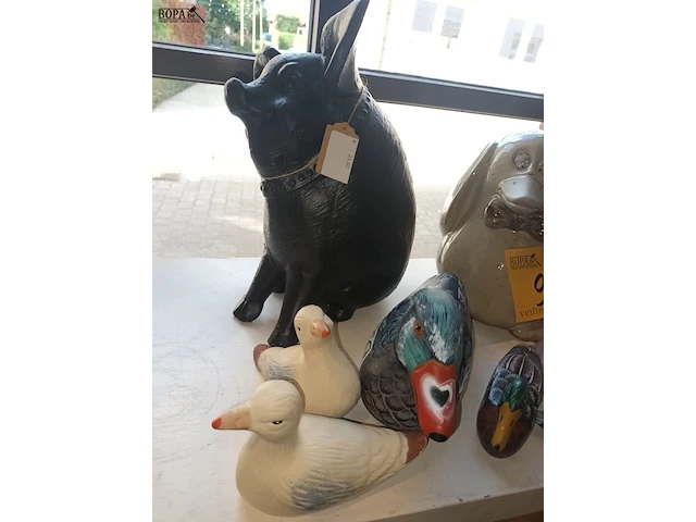 Lot 98 - decoratieve dieren. 13 stuks - afbeelding 2 van  4