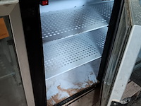Lot 98 - drankenkoeler met vitrine - afbeelding 2 van  2