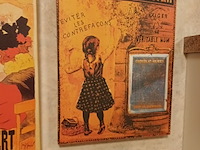 Lot 98 - nostalgische kaders. 5 stuks - afbeelding 4 van  5