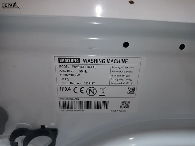 Lot 99 - wasmachine samsung - afbeelding 4 van  4