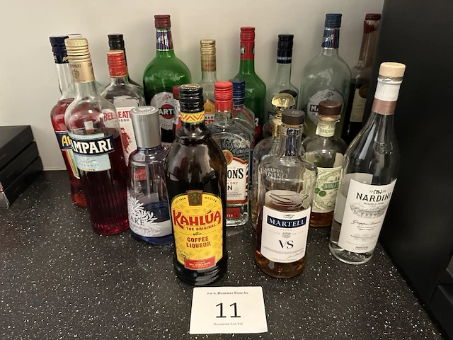 Lot aangebroken dranken - afbeelding 1 van  1