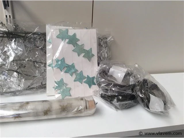 Lot allerlei decoratiemateriaal kerst - afbeelding 3 van  4