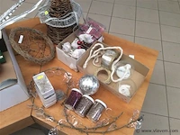 Lot allerlei decoratiemateriaal kerst - afbeelding 3 van  3