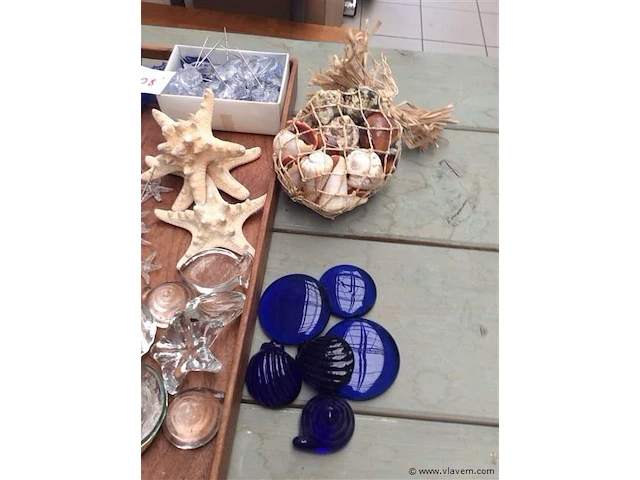 Lot allerlei decoratiemateriaal zee - afbeelding 2 van  4