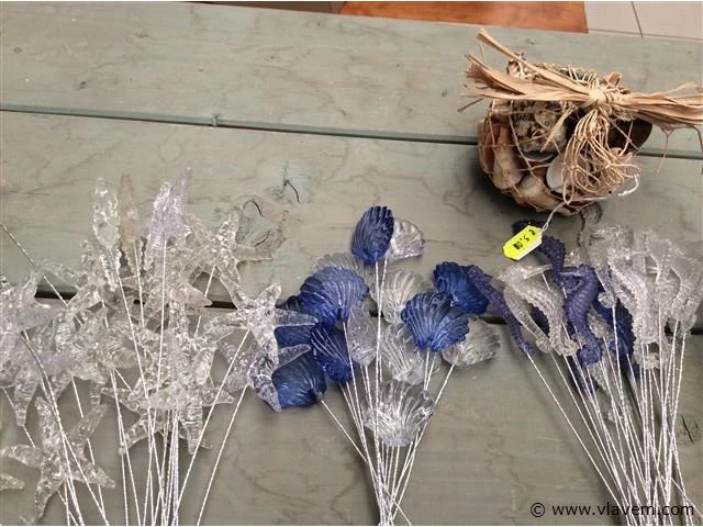 Lot allerlei decoratiemateriaal zee - afbeelding 2 van  3