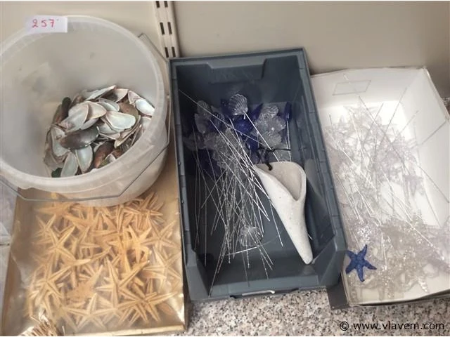 Lot allerlei decoratiemateriaal zee - afbeelding 3 van  3